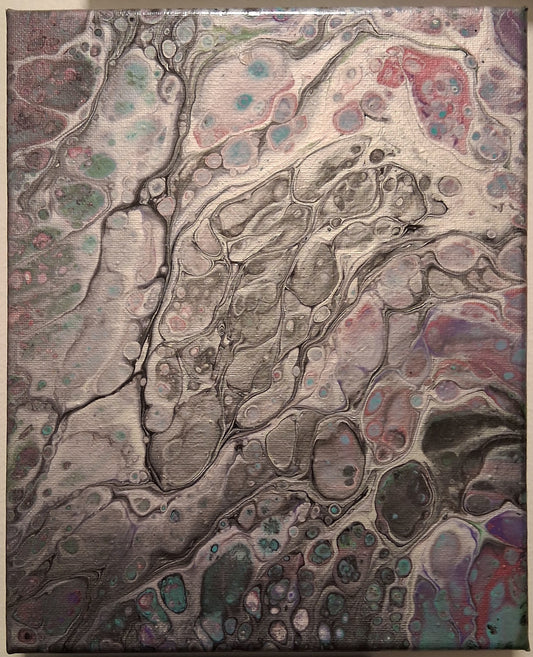 Abstract Painting - Purple Piece/Peace