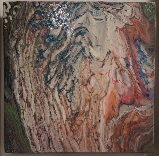 Abstract Painting - Spiritual Figure