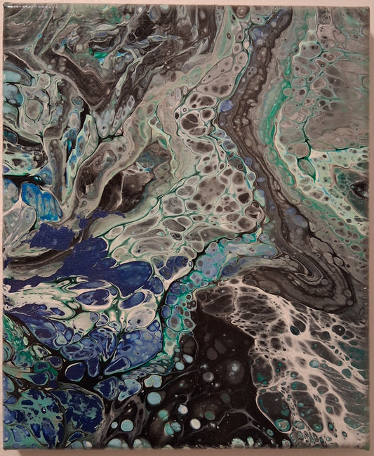 Abstract Painting - Deep Sea Dive