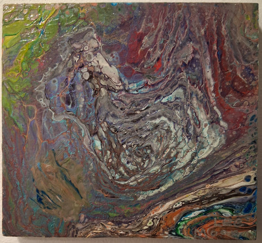 Abstract Art - Man in Wheelchair