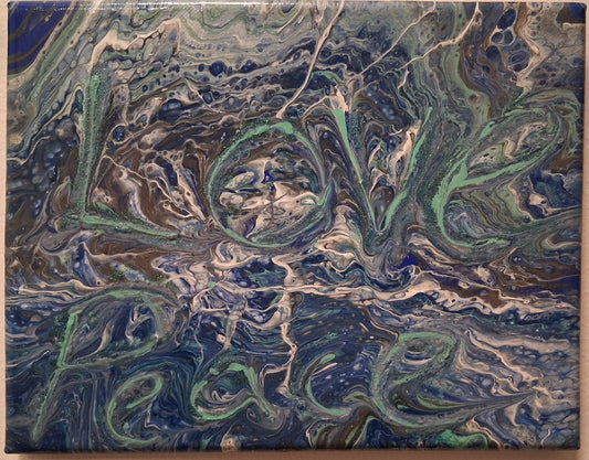 Abstract Painting - Love Peace
