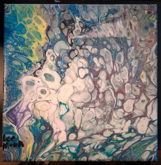 Abstract Painting - Underwater Community