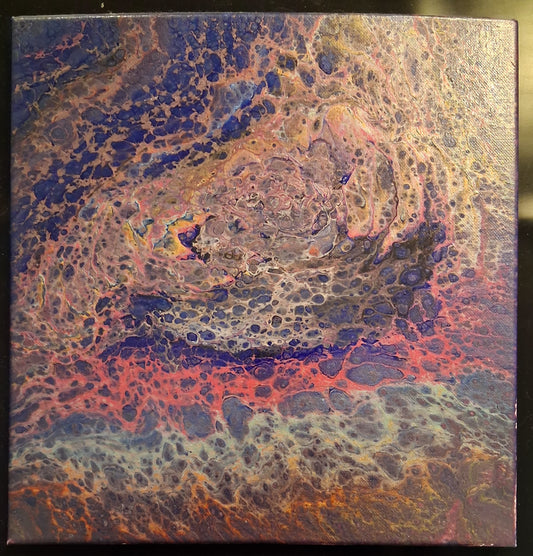 Abstract Painting - Closed Eye